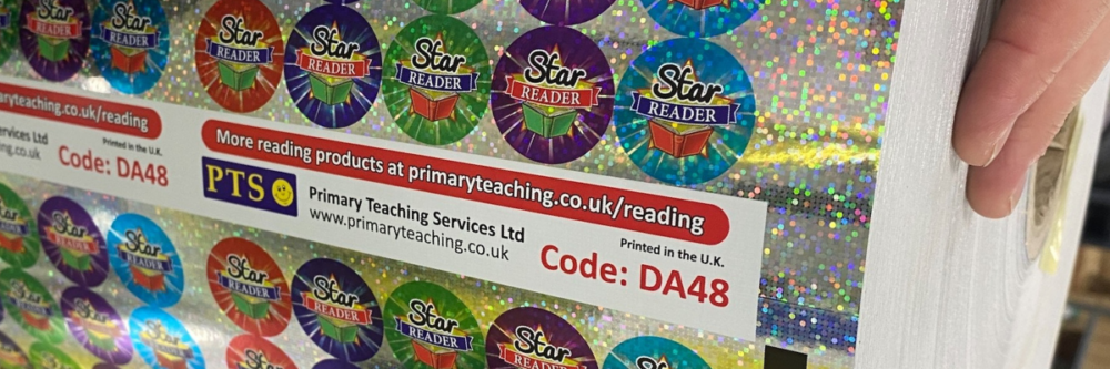 Holographic Label stock example